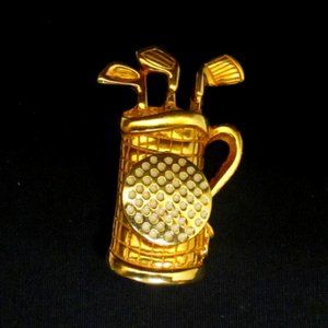 Vintage Dotty Smith Golfers Pin/Brooch